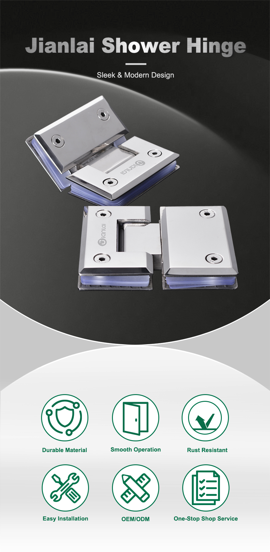 Duschscharnier 880 (1)